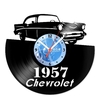 Relógio De Parede - Disco de Vinil - Carros - Chevrolet 1957 - VCA-044