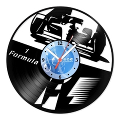 Relógio De Parede - Disco de Vinil - Carros - Formula F1 - VCA-049