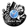Relógio De Parede - Disco de Vinil - Comercial - Barber Shop 1 - VCM-019