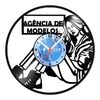 Relógio De Parede - Disco de Vinil - Comercial - Agência De Modelos - VCM-025