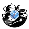 Relógio De Parede - Disco de Vinil - Cozinha - Hora Do Chá - VCZ-010