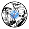 Relógio De Parede - Disco de Vinil - Cozinha - Bon Appetit - VCZ-028