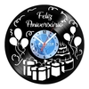 Relógio De Parede - Disco de Vinil - Datas Especiais - Feliz Aniversário - VDE-008