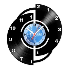 Relógio De Parede - Disco de Vinil - Escritório - Números - VEC-014