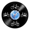 Relógio De Parede - Disco de Vinil - Esportes - Ciclismo - VES-002