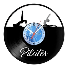 Relógio De Parede - Disco de Vinil - Esportes - Pilates - VES-006
