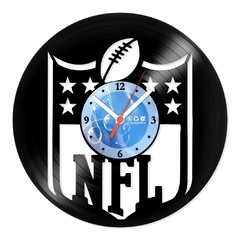 Relógio De Parede - Disco de Vinil - Esportes - NFL Beisebol - VES-008