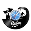 Relógio De Parede - Disco de Vinil - Esportes - Surfing - VES-010