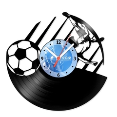 Relógio De Parede - Disco de Vinil - Esportes - Futebol - VES-065