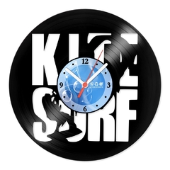 Relógio De Parede - Disco de Vinil - Esportes - Kitesurf - VES-068