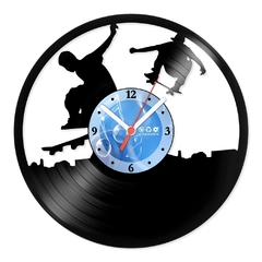 Relógio De Parede - Disco de Vinil - Esportes - Skate Radical - VES-069
