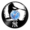 Relógio De Parede - Disco de Vinil - Esportes - Yankee Baseball - VES-072