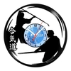 Relógio De Parede - Disco de Vinil - Esportes - Aikido - VES-100