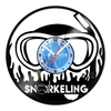 Relógio De Parede - Disco de Vinil - Esportes - Snorkeling - VES-104