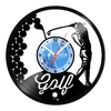 Relógio De Parede - Disco de Vinil - Esportes - Tacada Golfe - VES-119