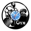Relógio De Parede - Disco de Vinil - Esportes - Iron GYM - VES-120