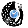Relógio De Parede - Disco de Vinil - Esportes - Bola De Golfe - VES-121