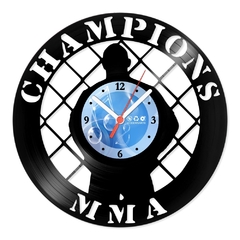 Relógio De Parede - Disco de Vinil - Esportes - Champions MMA - VES-128
