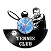 Relógio De Parede - Disco de Vinil - Esportes - Tennis Club - VES-133