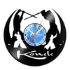 Relógio De Parede - Disco de Vinil - Esportes - Kendo - VES-139