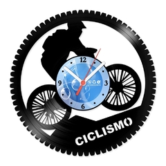 Relógio De Parede - Disco de Vinil - Esportes - Ciclismo Radical - VES-146