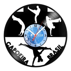 Relógio De Parede - Disco de Vinil - Esportes - Capoeira Brasil - VES-149