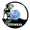 Relógio De Parede - Disco de Vinil - Esportes - Fitness - VES-162