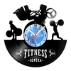 Relógio De Parede - Disco de Vinil - Esportes - Fitness Center - VES-169