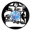 Relógio De Parede - Disco de Vinil - Esportes - Amo Basquete - VES-171