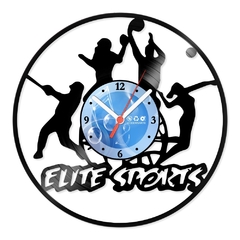Relógio De Parede - Disco de Vinil - Esportes - Elite Sports - VES-179