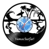 Relógio De Parede - Disco de Vinil - Esportes - Vamos Surfar - VES-196