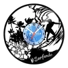 Relógio De Parede - Disco de Vinil - Esportes - Surfando - VES-199