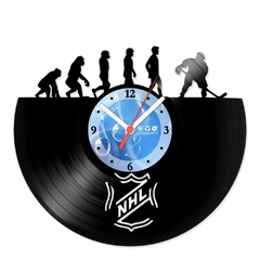 Relógio De Parede - Disco de Vinil - Esportes - Hockey - VES-200