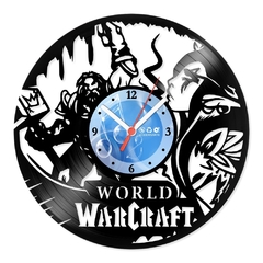 Relógio De Parede - Disco de Vinil - Jogos e Games - World of Warcraft - VJG-003