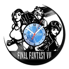 Relógio De Parede - Disco de Vinil - Jogos e Games - Final Fantasy 01 - VJG-020