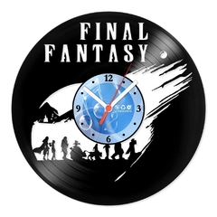 Relógio De Parede - Disco de Vinil - Jogos e Games - Final Fantasy 03 - VJG-022