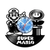 Relógio De Parede - Disco de Vinil - Jogos e Games - Super Mario - VJG-024