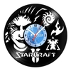 Relógio De Parede - Disco de Vinil - Jogos e Games - Starcraft - VJG-027