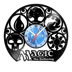 Relógio De Parede - Disco de Vinil - Jogos e Games - Magic The Gathering - VJG-029