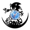 Relógio De Parede - Disco de Vinil - Jogos e Games - Sonic - VJG-031