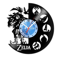 Relógio De Parede - Disco de Vinil - Jogos e Games - Legend Of Zelda 02 - VJG-037
