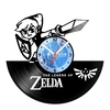 Relógio De Parede - Disco de Vinil - Jogos e Games - Legend Of Zelda 04 - VJG-039
