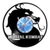 Relógio De Parede - Disco de Vinil - Jogos e Games - Mortal Kombat 1 - VJG-048