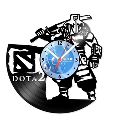 Relógio De Parede - Disco de Vinil - Jogos e Games - Game Dota 2 - VJG-073