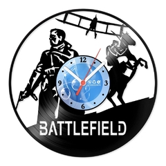 Relógio De Parede - Disco de Vinil - Jogos e Games - Battlefield - VJG-077