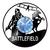 Relógio De Parede - Disco de Vinil - Jogos e Games - Battlefield - VJG-077