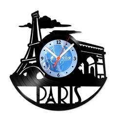 Relógio De Parede - Disco de Vinil - Lugares - Paris - VLU-007