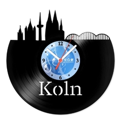 Relógio De Parede - Disco de Vinil - Lugares - Koln Alemanha - VLU-029