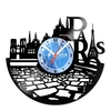 Relógio De Parede - Disco de Vinil - Lugares - Calçada Paris - VLU-030