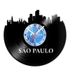 Relógio De Parede - Disco de Vinil - Lugares - São Paulo - VLU-033